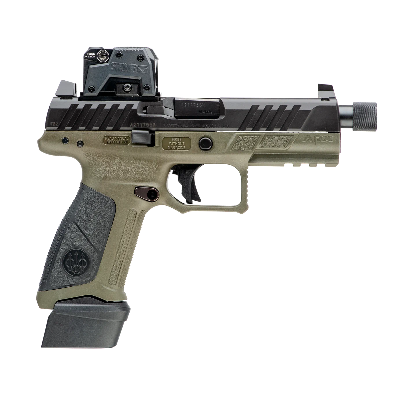 Beretta Striker-Fire Pistole APX A1 Full Size Tactical