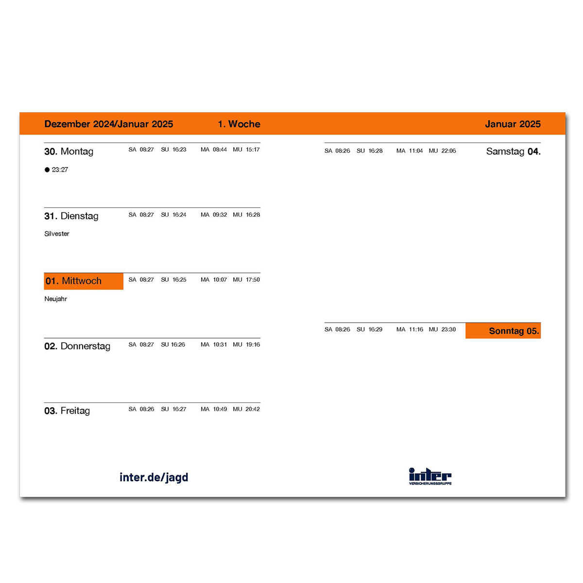 DJZ Edition: Taschenkalender 2025