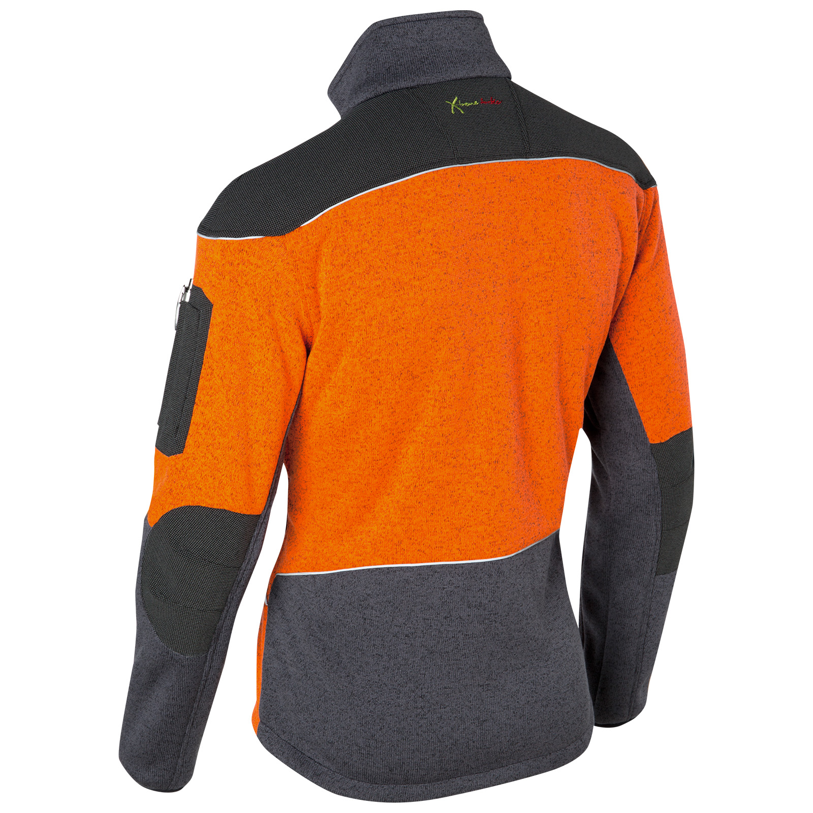 PSS X-treme Arctic Faserstrickjacke grau/orange